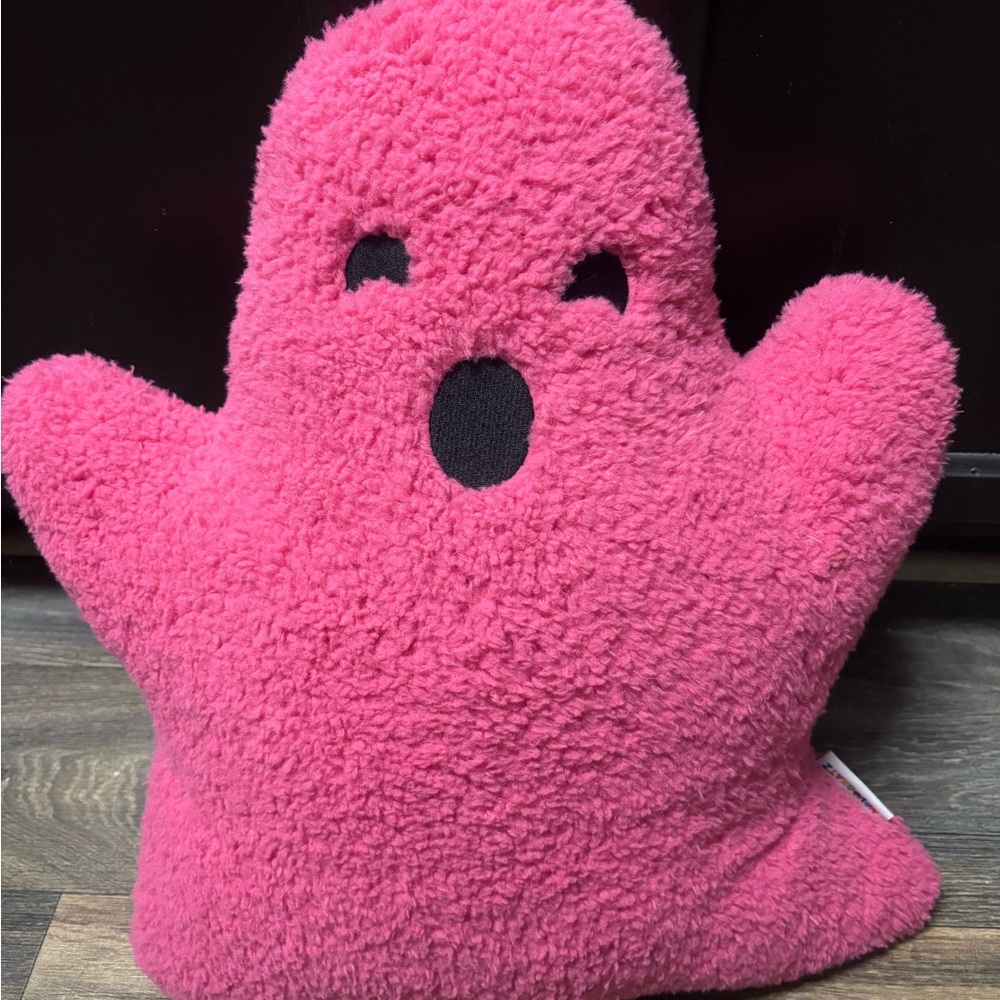 Pink Ghost Plush Pillow